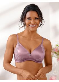 w&auml;schepur Damen Schalen-BH ohne B&uuml;gel mit Zier-Element in mauve ,Gr&ouml;&szlig;e 90C, Witt, 85% Polyamid, 15% Elasthan