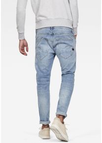 G-Star Raw Slim-fit-Jeans G-STAR "D-Staq 3D Slim Fit", Herren, Gr. 31, L&auml;nge 30, blau (light, blau), Denim/Jeans, Obermaterial: 91% Baumwolle, 7% Elastomultiester, 2% Elasthan, schmal lang, Jeans Slim-fit-Jeans