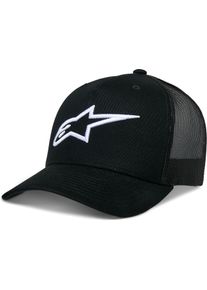 Alpinestars Ageless Trucker, chap&eacute;u , cor: Preto/Preto/Branco , tamanho: Medida unit&aacute;ria