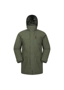 Mountain Warehouse Waterdicht gewatteerd herenjack (Groen)