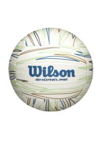 Volleyball Wilson "SHORELINE ECO VB OF", bunt (wei&szlig;), B&auml;lle, Kinder, Thermoplastisches Polyurethan (TPU), Volleyball, f&uuml;r Erwachsene, aus thermoplastischem Polyurethan, mit Grip