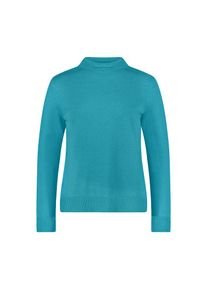 Betty Barclay Rundhalspullover &raquo;Basic-Strickpullover mit Stehkragen&laquo; blau, Gr&ouml;&szlig;e 38