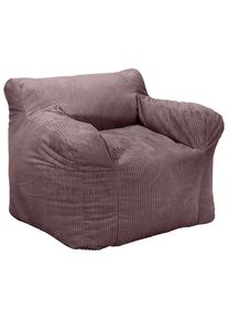 M&Ouml;BELIX M&ouml;belix , Rosa , Textil , 450 l , F&uuml;llung: recyceltes Polystyrol (Eps) , 110x75x100 cm , Indoor ,