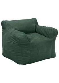 M&Ouml;BELIX M&ouml;belix , Gr&uuml;n , Textil , 450 l , F&uuml;llung: recyceltes Polystyrol (Eps) , 110x75x100 cm , Indoor ,