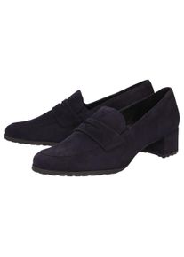 Pumps Sioux "Fendrina-708", Damen, Gr. 41 (UK 7), blau (dunkelblau), Obermaterial: 100% Lammveloursleder LAVL. 100% Gummi rubber., Schuhe Pumps