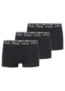 Fila Boxershorts &raquo;MAN BOXER SHORTS&laquo; mit elastischem Logobund schwarz, Gr&ouml;&szlig;e L