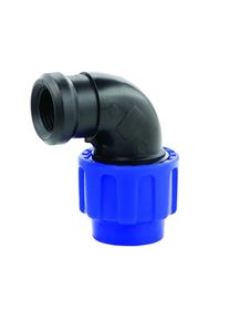 Cepex PP PE putkiliitin 90&deg; kulma 32 x 1/2" sis&auml;kierre