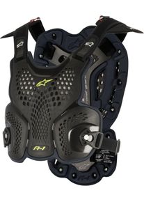 Alpinestars A-1, protector vest , color: White/Black/Red , size: XL-XXL