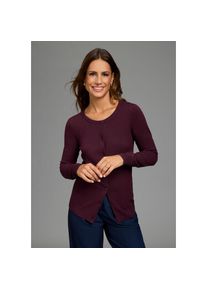 Laura Scott Strickjacke leichte &Uuml;bergangsstrickjacke aus Feinstrick braun, Gr&ouml;&szlig;e 32/34