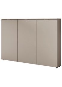 Livetastic Schuhschrank, Beige, Taupe, Kaschmir, Holzwerkstoff, 8 F&auml;cher, 150x103x22 cm, stehend, Garderobe, Schuhaufbewahrung, Schuhschr&auml;nke