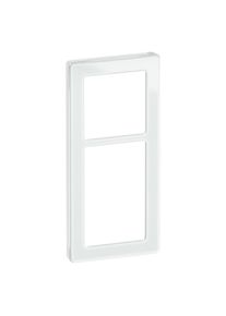 LK ARMATUR LK, Bilderrahmen, FUGA PURE designramme glas 2,5 modul, hvid.