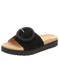 Gabor Mule 'Pantolette 83.745.17 Echtleder in schwarz' Femme noir taille 41