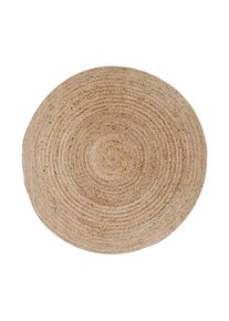 Outdoorteppich, Braun, Naturmaterialien, rund, strapazierf&auml;hig, leicht zusammenrollbar, vegan, Teppiche und B&ouml;den, Teppiche, Outdoorteppiche