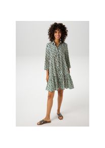 Aniston CASUAL Blusenkleid mit grafischem Druck gr&uuml;n, Gr&ouml;&szlig;e 44