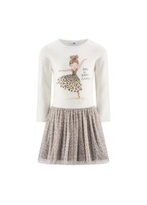 happy girls Jerseykleid Baumwollmischung beige, Gr&ouml;&szlig;e 104