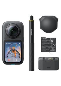 Insta360 X6 Essentials Bundle (50p, Bluetooth, WLAN), Action Cam, Schwarz