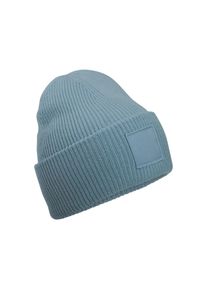 Beechfield Diepe muts met tonale patch voor volwassenen (Stofblauw)