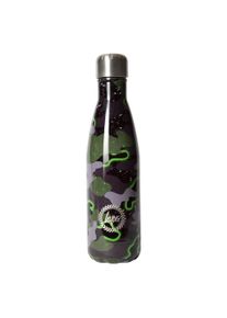 500ml Thermische Waterfles | Groene Camouflerende RVS Ge&iuml;soleerde Lekvrije