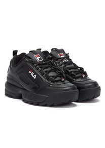 Heren Dames Fila Disruptor II Premium Sportschoenen - (Zwart / Wit / Fila Rood)