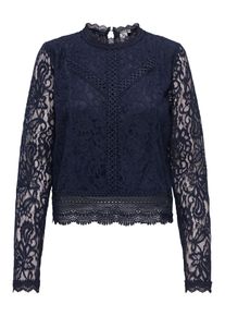 Only Damer Bluse 'ONLNEW KARO' navy St&oslash;rrelse M