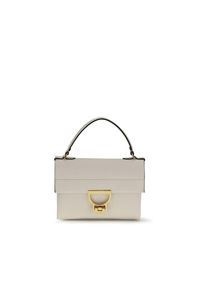 Coccinelle Beige Kalfskin Bos Taurus Handtas