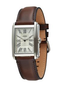 Fossil M&auml;n Analog klocka 'CARRAWAY' choklad / silver Storlek One Size