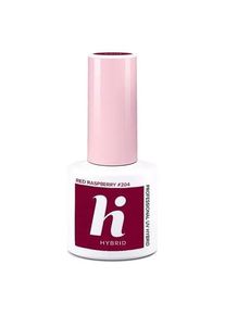 Hybrid, Nagellack, Hi 204 Red Raspberry UV Gel Nagellack 5ml (Red Raspberry, UV-Gel Lack)