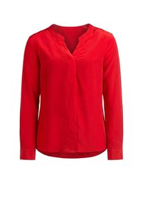 Posh Gear Kvinnor Blus 'Seidenbluse Nobicetta' m&ouml;rkr&ouml;d Storlek M