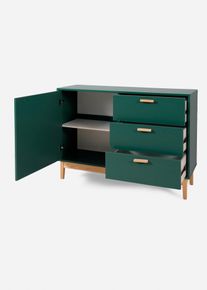 bonprix Dielen Sideboard, petrol, Gr.80x114 cm, Dielen-Sideboard in modernem Design