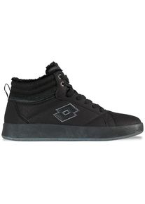 Sneaker Lotto, Damen, Gr. 45, schwarz (schwarz, dunkelgrau), Synthetik, Textil, mehrfarbig, Schuhe Sneaker