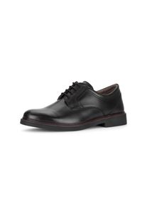 Schn&uuml;rschuh Gabor, Herren, Gr. 6,5 (40), schwarz, Glattleder, Schuhe Schn&uuml;rschuh, Blockabsatz, Abendschuh mit Ziern&auml;hten, G-Weite