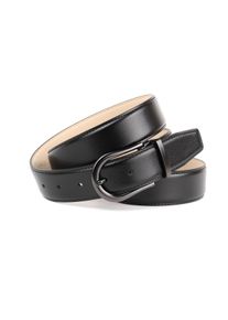 Lederg&uuml;rtel Anthoni Crown, Damen, Gr. 90, schwarz, Rindsleder, G&uuml;rtel Lederg&uuml;rtel