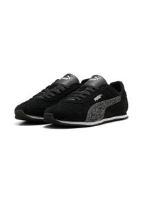 Sneaker Puma "ST TRACK FELINE", Damen, Gr. 42,5, Textil, schwarz (Puma schwarz, slate sky), Synthetik, Schuhe Sneaker
