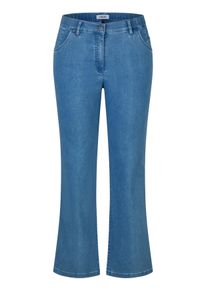 Stretch-Jeans KjBRAND, Damen, Gr. 54K (27), K-Gr, blau (denim bleached), Obermaterial: 71% Baumwolle, 25% Polyester, 4% Elasthan, sehr bequem lang, Jeans Stretch-Jeans, Ideal f&uuml;r kr&auml;ftige Oberschenkel