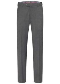 Anzughose MEYER "Roma", Herren, Gr. 54, N-Gr, grau, Obermaterial: 54% Polyester PES. 43% Wolle mw. 3% Elasthan EL., uni, slim fit, Hosen Anzughose, mit Franz&ouml;sische Seitentaschen