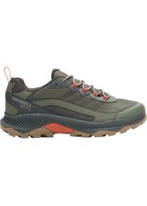 Wanderschuh Merrell "SPEED STRIKE 2 GORE-TEX", Herren, Gr. 44,5, gr&uuml;n (olive), Synthetik, Schuhe Wanderschuh, wasserdicht dank Gore-Tex Membrane