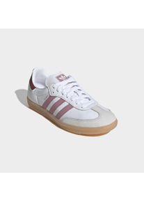 Sneaker adidas originals "SAMBA OG", Damen, Gr. 43, rosa (cloud wei&szlig;, magic mauve, quiet crimson), Leder, Schuhe Sneaker