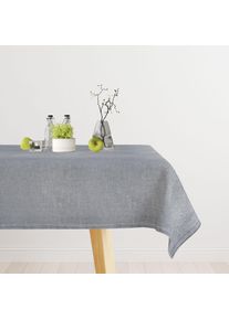 Tischdecke OTTO HOME "Jos&eacute;e", grau (hellgrau), B:180cm L:135cm, Polyester, Tischdecken, Tischdecke, strukturiert, Leinenoptik, uni,wasserabweisend, pflegeleicht, Deko