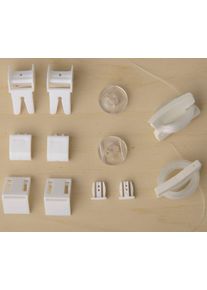Sichtschutzbefestigung K-home "Verspannung f&uuml;r Klemmfix Doppelrollos von K-home", wei&szlig;, B:1,6cm H:1,6cm L:1,6cm, Kunststoff, Sichtschutzbefestigungen, Sichtschutzbefestigung, Verspannung f&uuml;r Klemmfix Doppelrollos