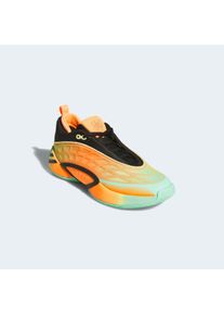 Basketballschuh adidas Performance "DON ISSUE 8", Gr. 44, bunt (lucid tangerine, core schwarz, pulse mint), Textil, Schuhe Basketballschuh