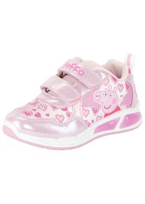 Sneaker Disney "Peppa Pig", M&auml;dchen, Gr. 31, rosa (pink), Synthetik, Schuhe Sneaker, Peppa Wutz, mit cooler Blinkfunktion