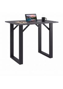 Bartisch Vcm "Holz Bartisch Stehtisch Tisch Tresen Xona 110x50cm", schwarz (schwarz, anthrazit), B:110cm T:50cm, Tische, Bartisch