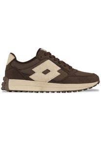 Sneaker Lotto, Damen, Gr. 40, schwarz braun, beige, Kunstfaser, Synthetik, mehrfarbig, Schuhe Sneaker
