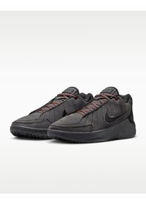 Basketballschuh Nike "LeBron Witness 9", Herren, Gr. 42,5, schwarz (anthrazit, schwarz, iron grau, desert dust), Leder, Schuhe Basketballschuh