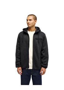 Sweatshirt Quiksilver "Keller Outdoor", Herren, Gr. L, grau (schwarz heather), Obermaterial: 100% Polyester., Sweatshirts Sweatshirt
