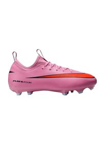 Nike Mercurial voetbalschoenen voor kinderen (firm ground) (Roze/zwart/rood)