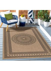 Muratap Natur vloerkleed kumar buitenkleed sisal laagpolig indoor en outdoor beige 280x370 cm