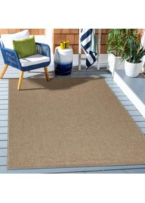 Muratap Natur vloerkleed dhaka buitenkleed sisal laagpolig indoor en outdoor 140x200 cm