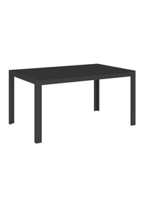 Xora Gartentisch, Anthrazit, Metall, Glas, rechteckig, eckig, 140x90x72 cm, rostfrei, wetterbest&auml;ndig, Gartenm&ouml;bel, Gartentische, Gartentische