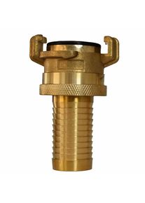 Boni-Shop&reg; Messinkinen Imuletkuliitin 1 Tuuma, Kontermutterilla